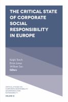 The critical state of corporate social responsibility in Europe