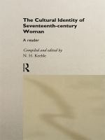 The cultural identity of seventeenth-century woman a reader /