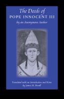 The deeds of Pope Innocent III /