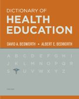 The dictionary of health education