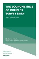 The econometrics of complex survey data theory and applications /