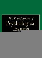 The encyclopedia of psychological trauma