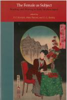 The female as subject : reading and writing in early modern Japan /