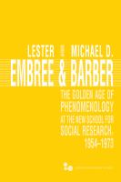 The golden age of phenomenology at the New School for Social Research, 1954-1973 /