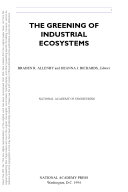 The greening of industrial ecosystems