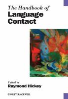 The handbook of language contact