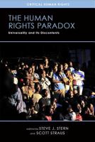 The human rights paradox universality and its discontents /