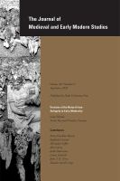 The journal of medieval and early modern studies