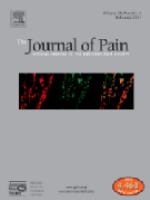 The journal of pain
