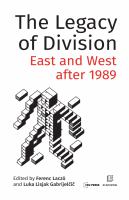 The legacy of division East and West after 1989 /