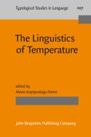 The linguistics of temperature