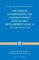 The marine environment and United Nations sustainable development goal 14 life below water /