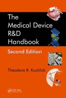 The medical device R&D handbook