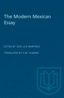 The modern Mexican essay /