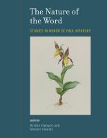 The nature of the word studies in honor of Paul Kiparsky /