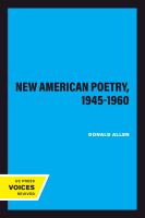 The new American poetry, 1945-1960 /