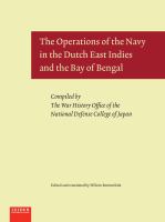 The operations of the Navy in the Dutch East Indies and the Bay of Bengal