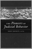 The pioneers of judicial behavior /