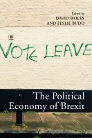 The political economy of Brexit /