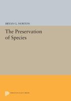 The preservation of species : the value of biological diversity /