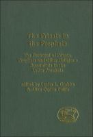 The priests in the prophets the portrayal of priests, prophets, and other religious specialists in the latter prophets /