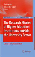 The research mission of higher education institutions outside the university sector striving for differentiation /