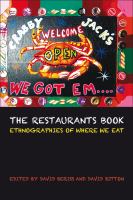 The restaurants book ethnographies of where we eat /