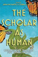 The scholar as human research and teaching for public impact /