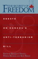 The security of freedom essays on Canada's anti-terrorism bill /