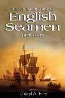 The social history of English seamen, 1650-1815 /