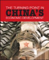 The turning point in China's economic development