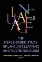 The usage-based study of language learning and multilingualism /