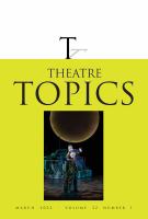 Theatre topics