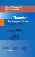Thrombin Physiology and Disease /