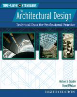 Time-saver standards for architectural design technical data for professional practice /