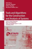 Tools and Algorithms for the Construction and Analysis of Systems 25 Years of TACAS: TOOLympics, Held as Part of ETAPS 2019, Prague, Czech Republic, April 6–11, 2019, Proceedings, Part III /