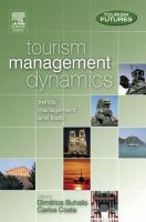 Tourism management dynamics trends, management, and tools /