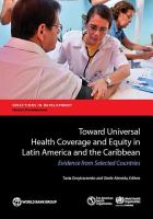Toward universal health coverage and equity in Latin America and the Caribbean : evidence from selected countries