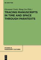 Tracing manuscripts in time and space through paratexts