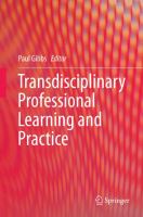 Transdisciplinary Professional Learning and Practice