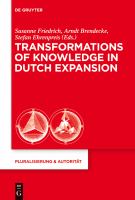 Transformations of knowledge in Dutch expansion