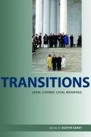 Transitions : legal change, legal meanings /