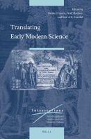 Translating early modern science