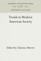 Trends in modern American society