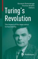 Turing’s Revolution The Impact of His Ideas about Computability /