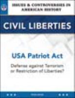 USA PATRIOT Act hearing before the Select Committee on Intelligence, United States Senate, One Hundred Ninth Congress, first session, USA PATRIOT Act, April, 19, 2005, April 27, 2005, May 24,  2005.