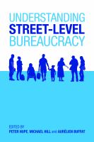 Understanding street-level bureaucracy /