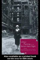 Urban planning and the British New Right