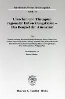 Ursachen und Therapien regionaler Entwicklungskrisen das Beispiel der Asienkrise /