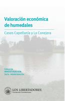 Valoración económica de humedales : casos Capellanía y La Conejera en Bogotá /